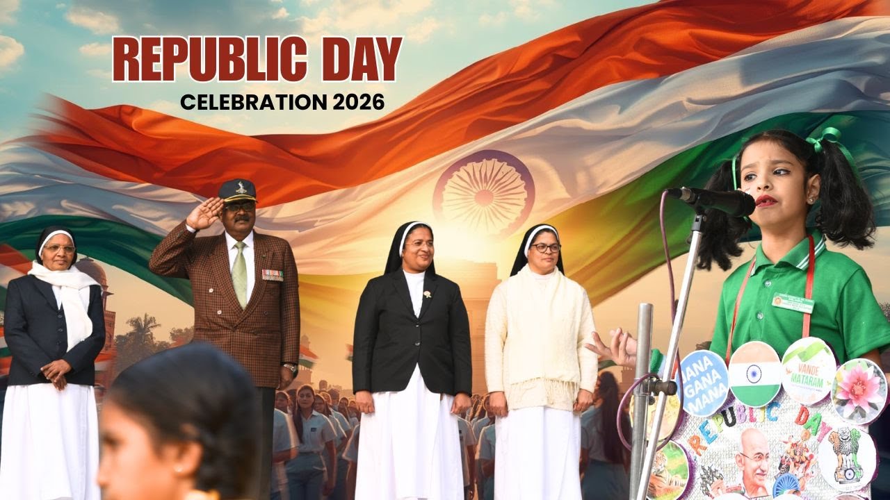 Празднование Дня Республики || 2026 || #carmelconventschoolbhopal