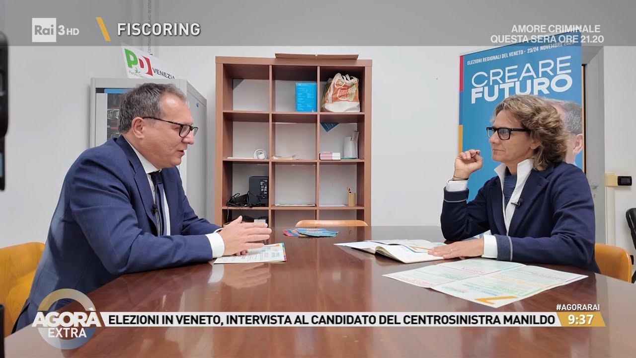Parla Giovanni Manildo - Agorà 11/11/2025
