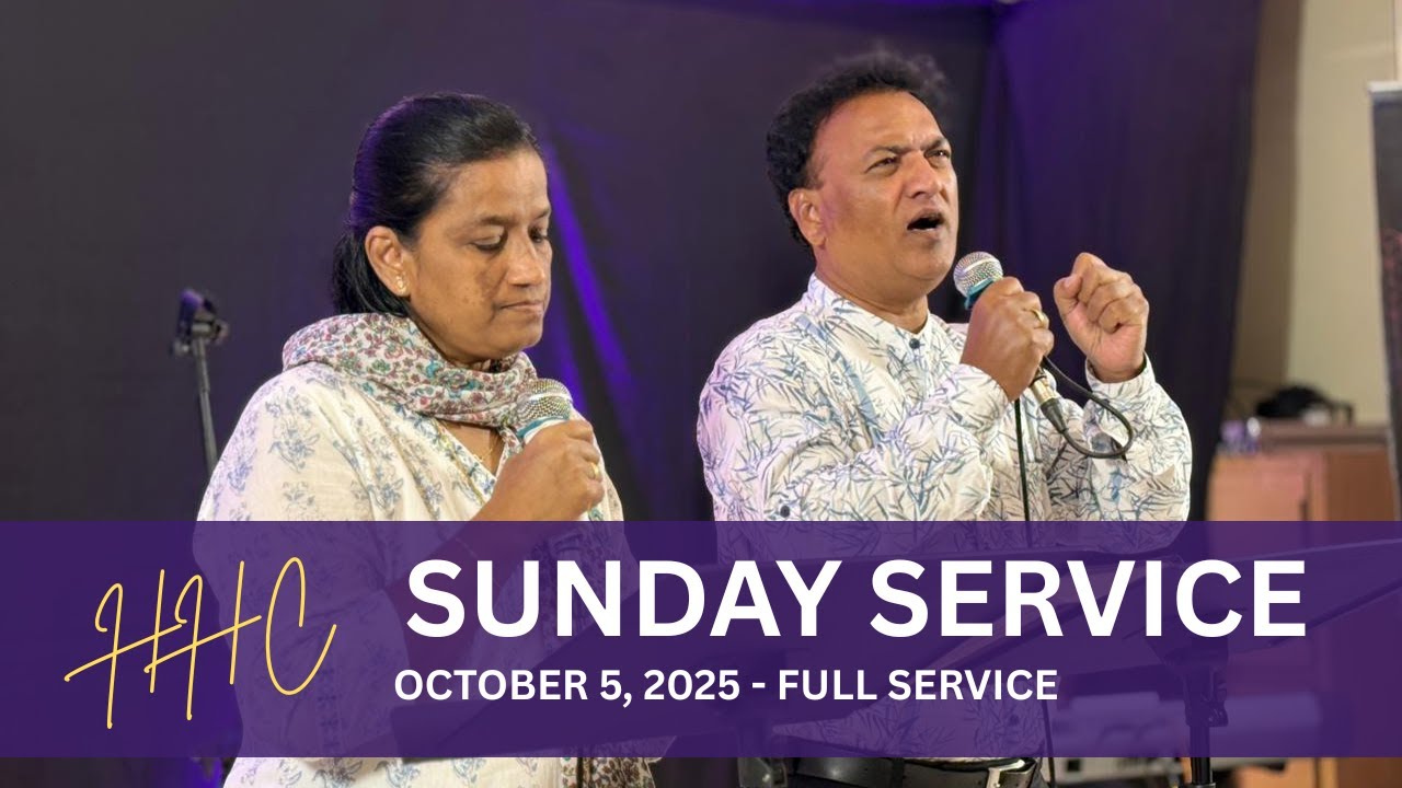 Jesus - Author and Finisher of our Faith | Sunday Service Live | 05 Oct 2025 @sunnyvishwasofficial 
