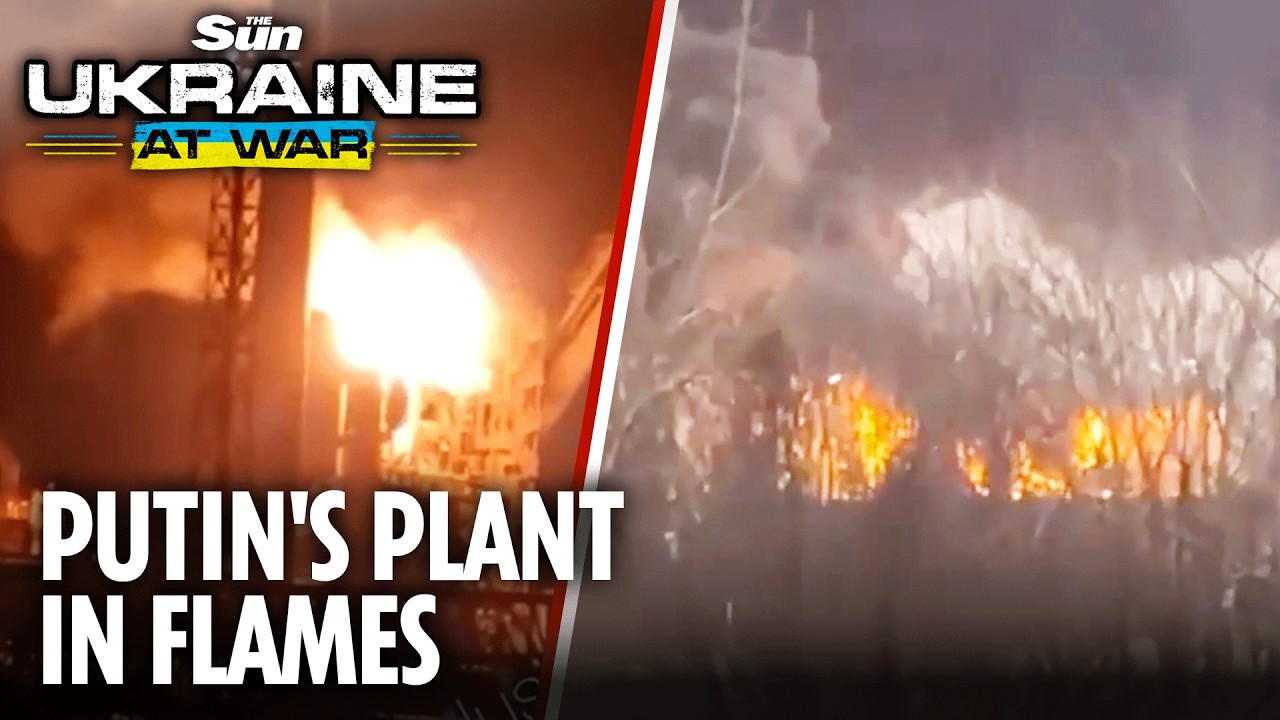 Massive Inferno at Russia&rsquo;s Kosogorsky steel plant after Ukrainian drone strike