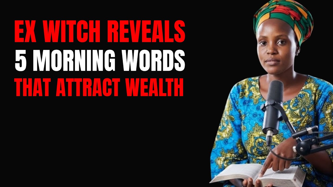 “Ex-Witch Reveals: 5 Morning Words That Attract Wealth”