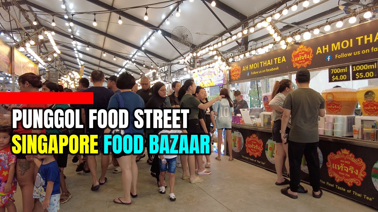 Punggol Night Bazaar Is BACK! Food Street Must-Try Eats!