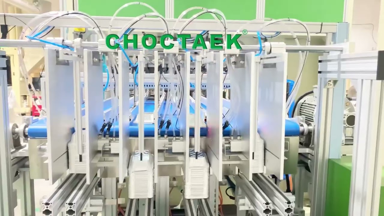 80T Full Automatically Aluminum Foil Container with 4 ways stacker(CHOCTAEK)