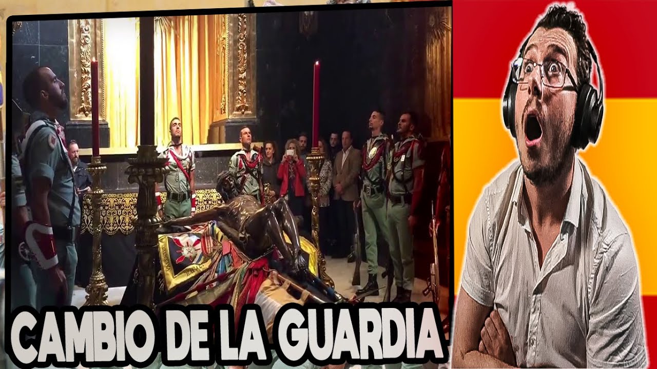 Italiano reacciona a CAMBIO GUARDIA LEGIÓN Española