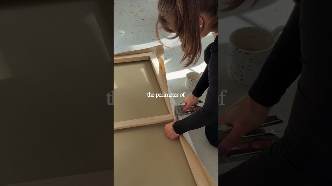 How to stretch your own Canvas (easy step by step tutorial)