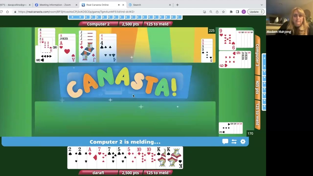 Modern American Canasta Game On! Join Dara & Donna on RealCanasta (rules & strategy) April 24, 2023