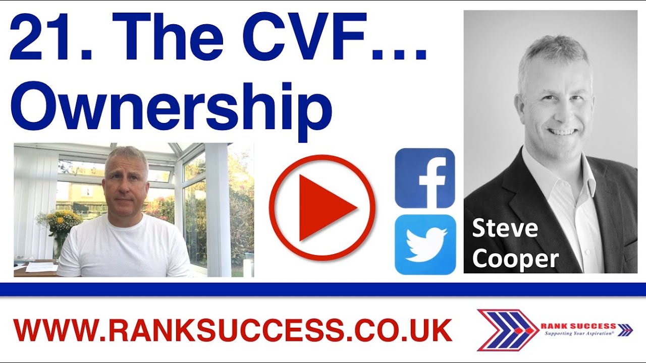 Police Promotion Success - Video 21 - DEMYSTIFYING CVF: WE TAKE OWNERSHIP