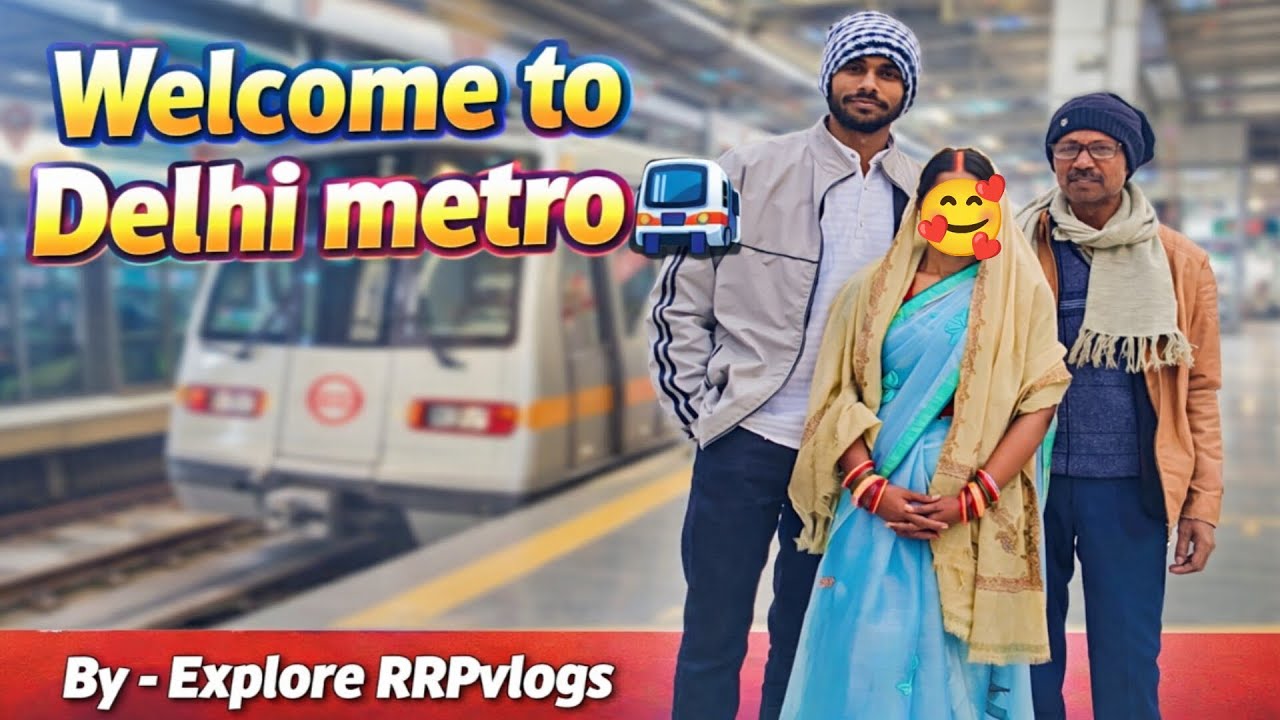 Welcome to Delhi metro....By Explore RRPvlogs....