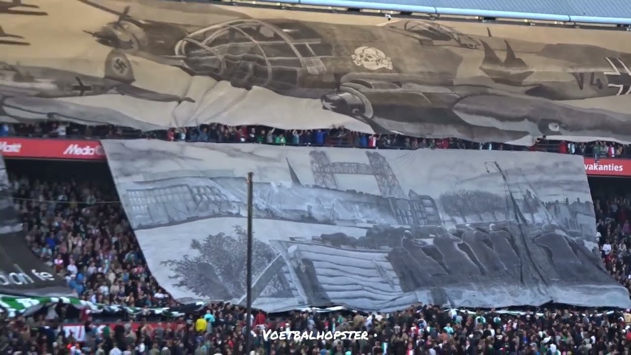 Herdenking bombardement van Rotterdam in de Kuip • Feyenoord - RKC Waalwijk 14-05-2025