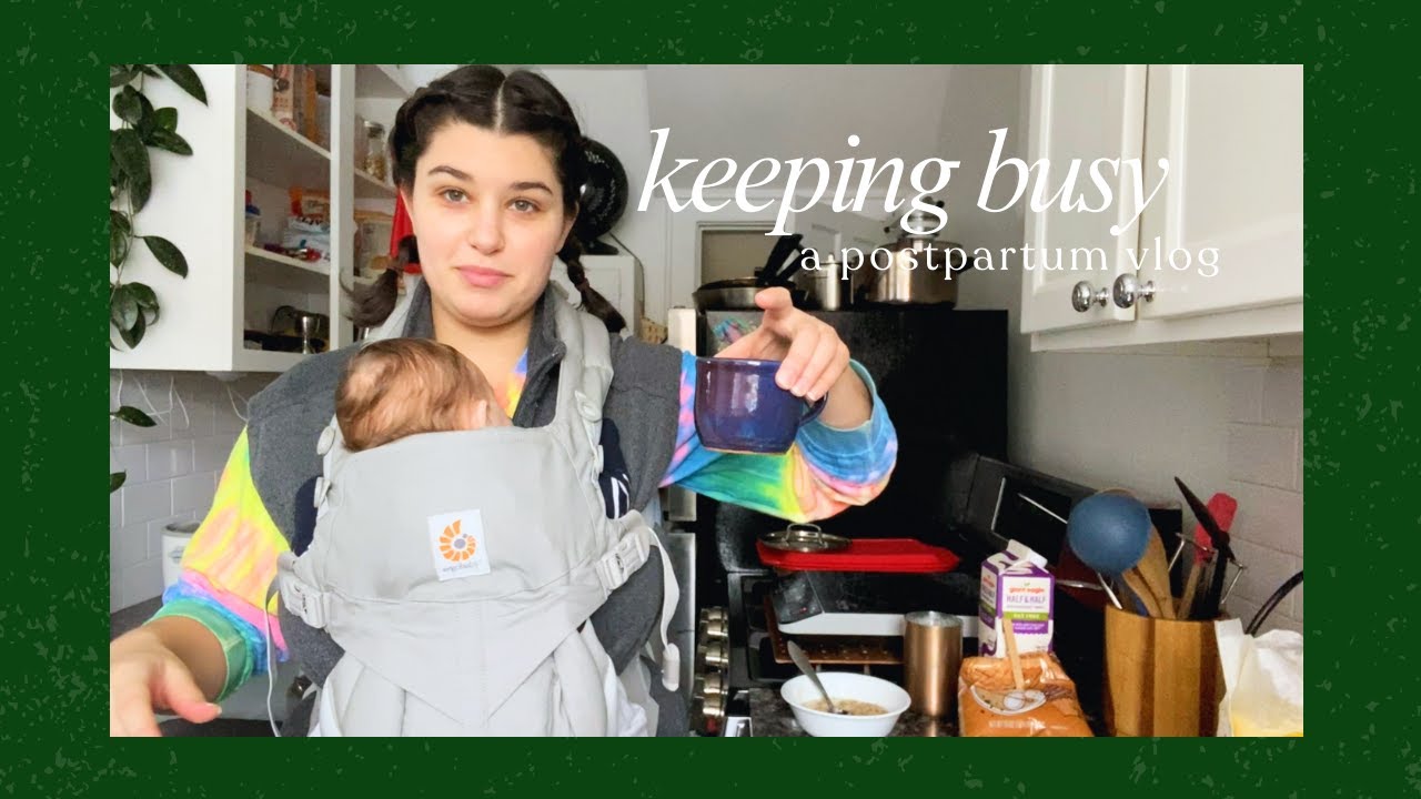 vlog | postpartum, whipped butter, st. nick, holiday treats, and life with baby
