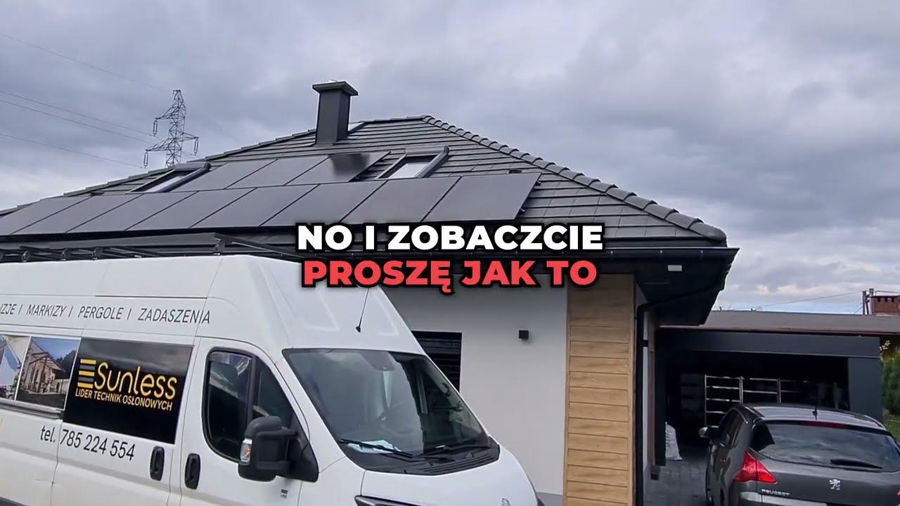 Jak wygląda wiata samochodowa. Carport. Garaż. Zadaszenie na auto. Sunless. Bielsko. 