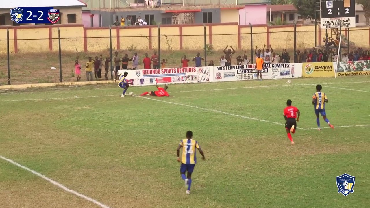 MATCH HIGHLIGHTS: YOUNG APOSTLES F.C 2️⃣ vs 2️⃣ HOHOE UNITED F.C.