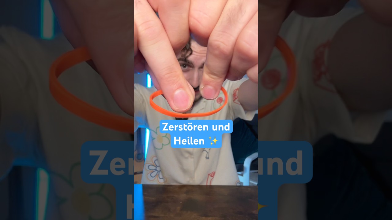Du zerrei&szlig;t das Gummiband und machst es wieder ganz 😳 (Tutorial)