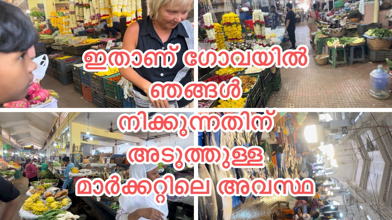 Goa മാർക്കറ്റ് കാഴ്ച. #market views