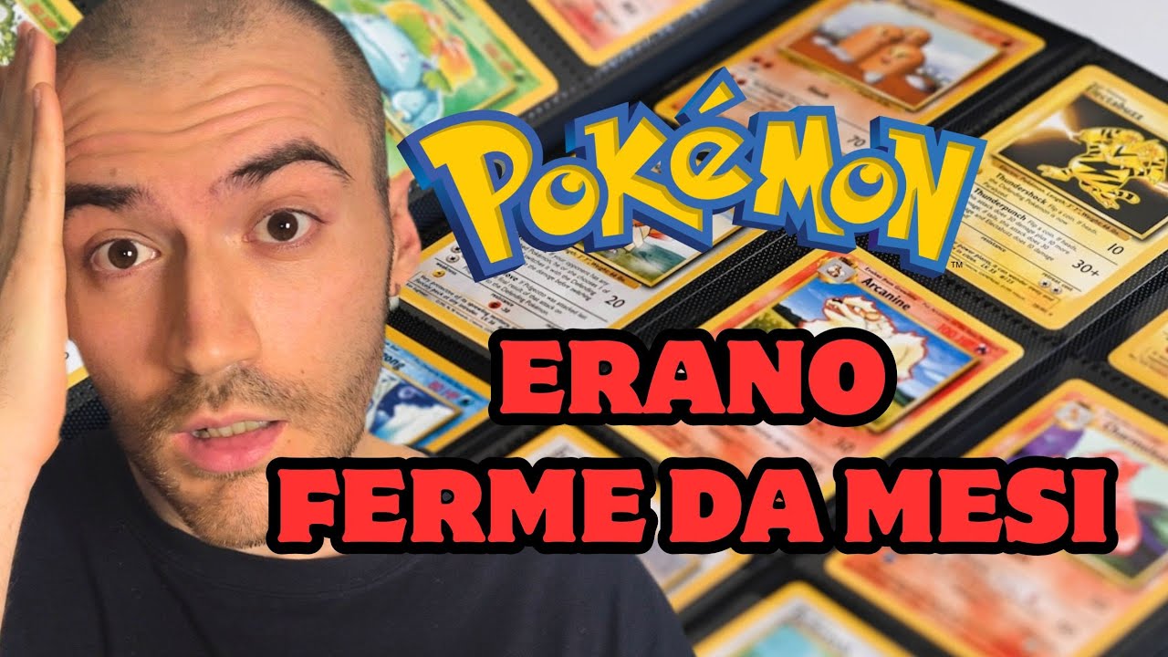 Carte Pokémon ferme da MESI… oggi finiscono FINALMENTE negli album! #pokemon 