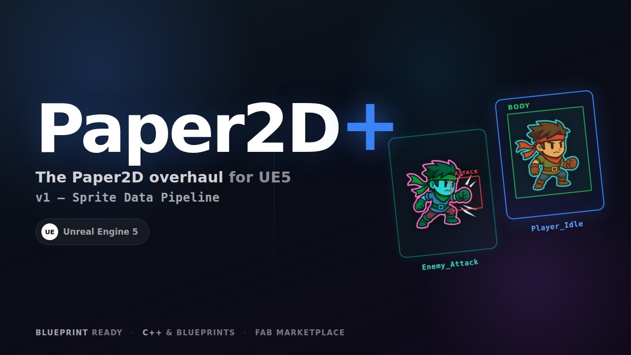 Paper2D+ The Paper2D Overhaul for Unreal Engine