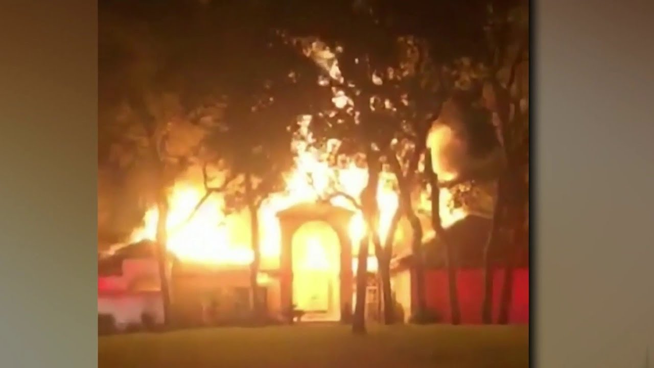 Couple accused of setting fire to cover burglarly