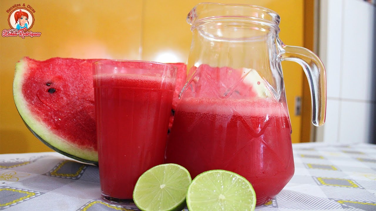 SUCO DE MELANCIA COM LIMÃO - REFRESCANTE E SAUDAVEL