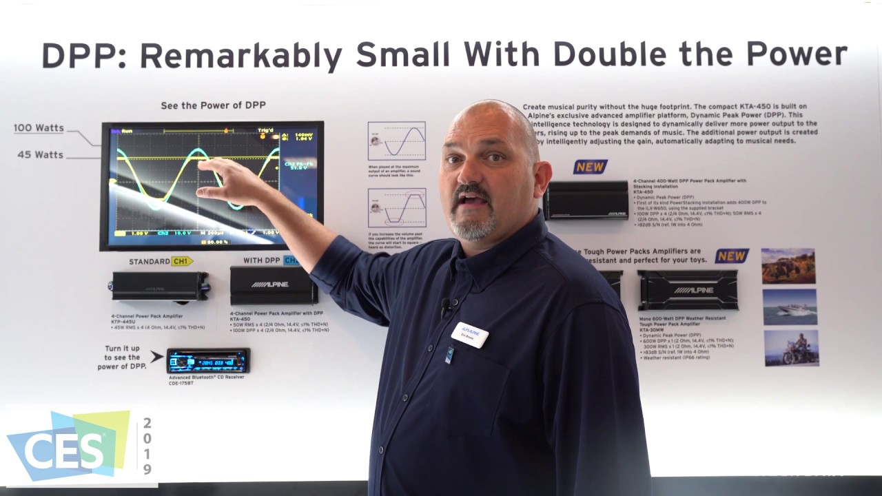 Alpine DPP Power Pack Amplifier (CES 2019 Innovation Award Winner)