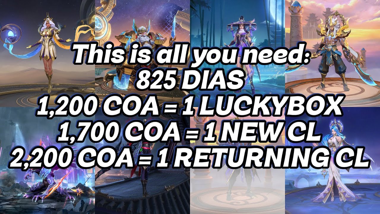 Only 825 Diamonds + 2,200 COA! Here&rsquo;s the cheapest Full Draw Guide! #tipidtips #mlbbguide #MLBB #ml