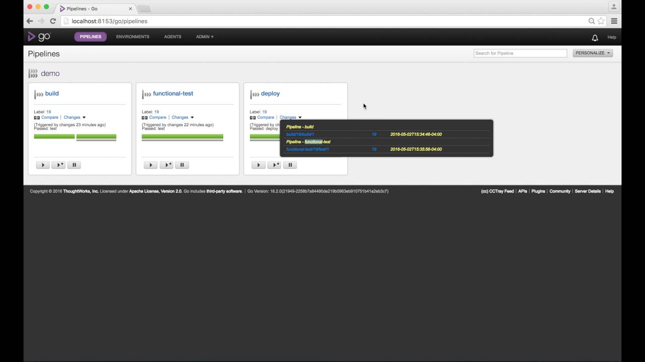 GoCD - Pipeline configuration stored in a repository
