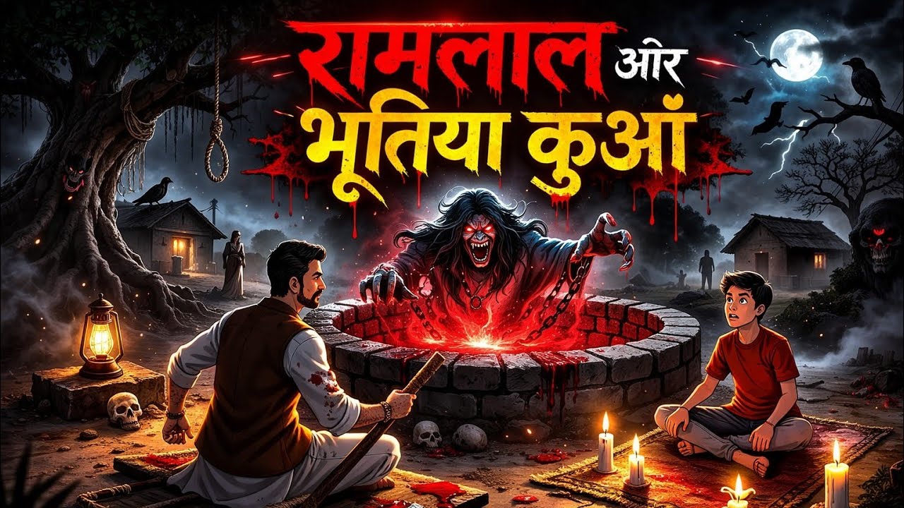 रामलाल और भूतिया कुआ || Ramlal and the Haunted Well🧟 #horrorstories #honted ||