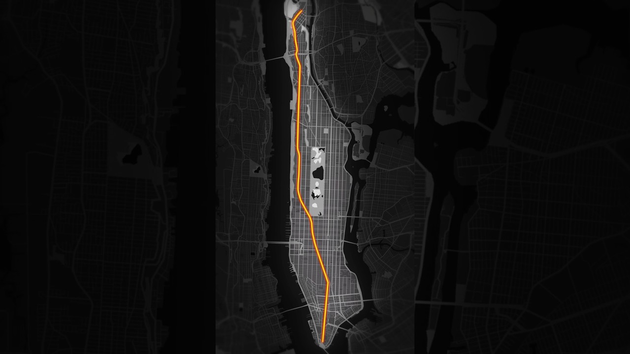 How Broadway became Broadway #explained #history #newyorkcity #map