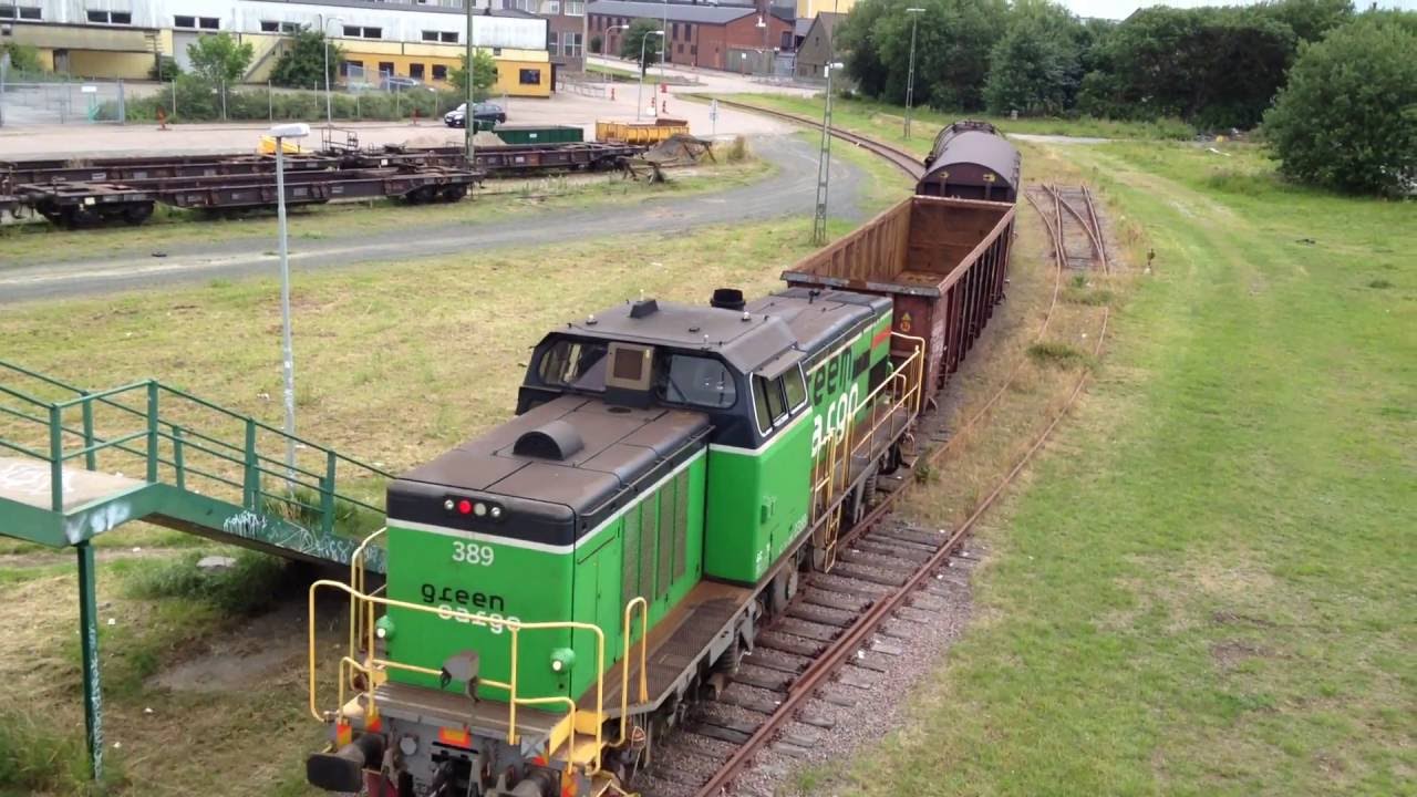 Td - Landskrona station - shunting locomotive / växellok