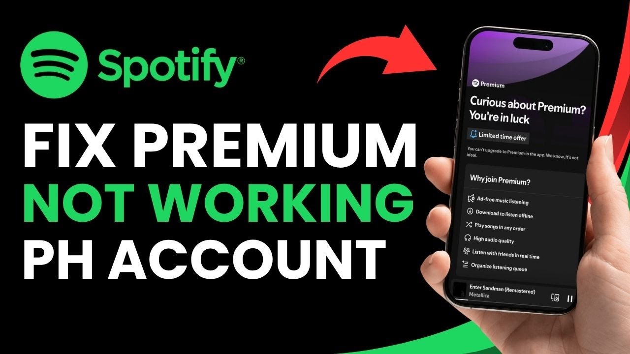 How to Fix Spotify Premium Not Working !