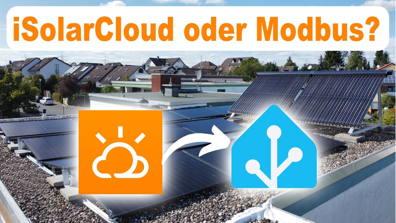 Sungrow PV Anlage mit Modbus oder iSolarCloud Addon in Home Assistant integrieren