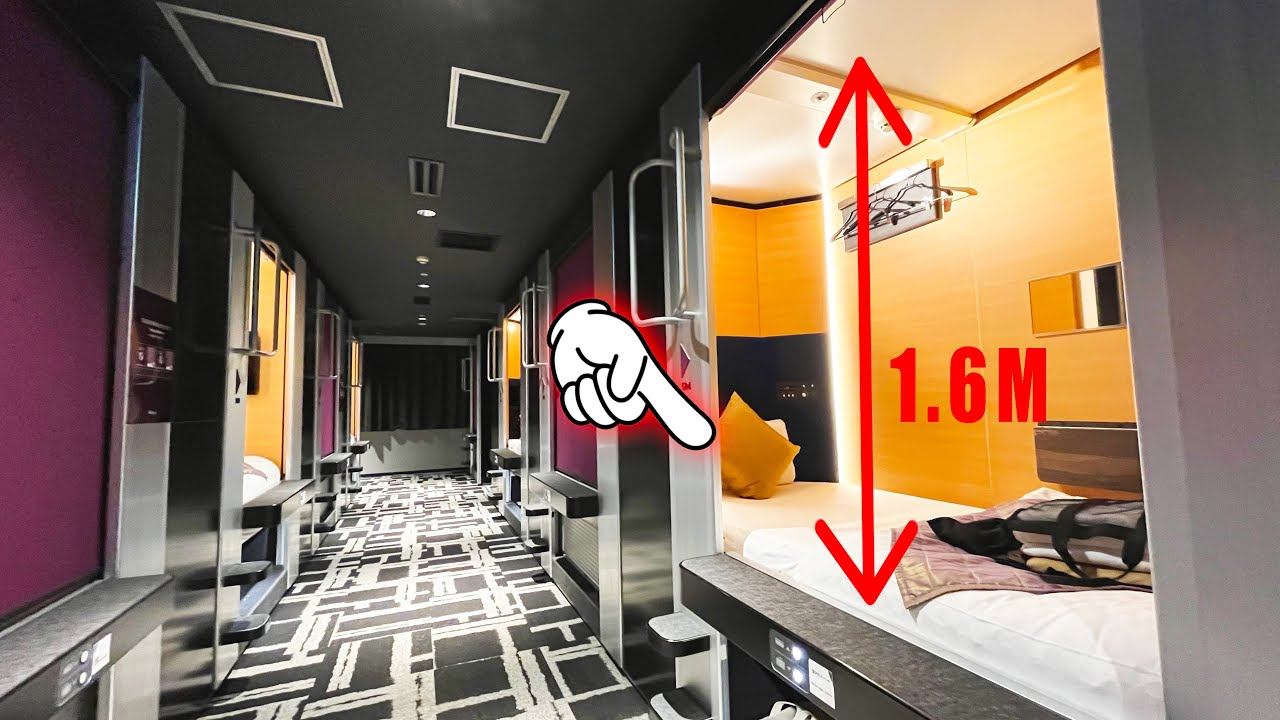 ＄23! Stay at a super large capsule hotel in Asakusa | MyCube