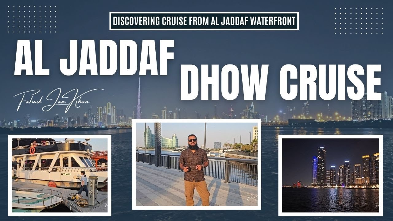 Luxury Dubai Cruise ride Al Jaddaf Water Canal with Dinner Buffet | Dubai creek