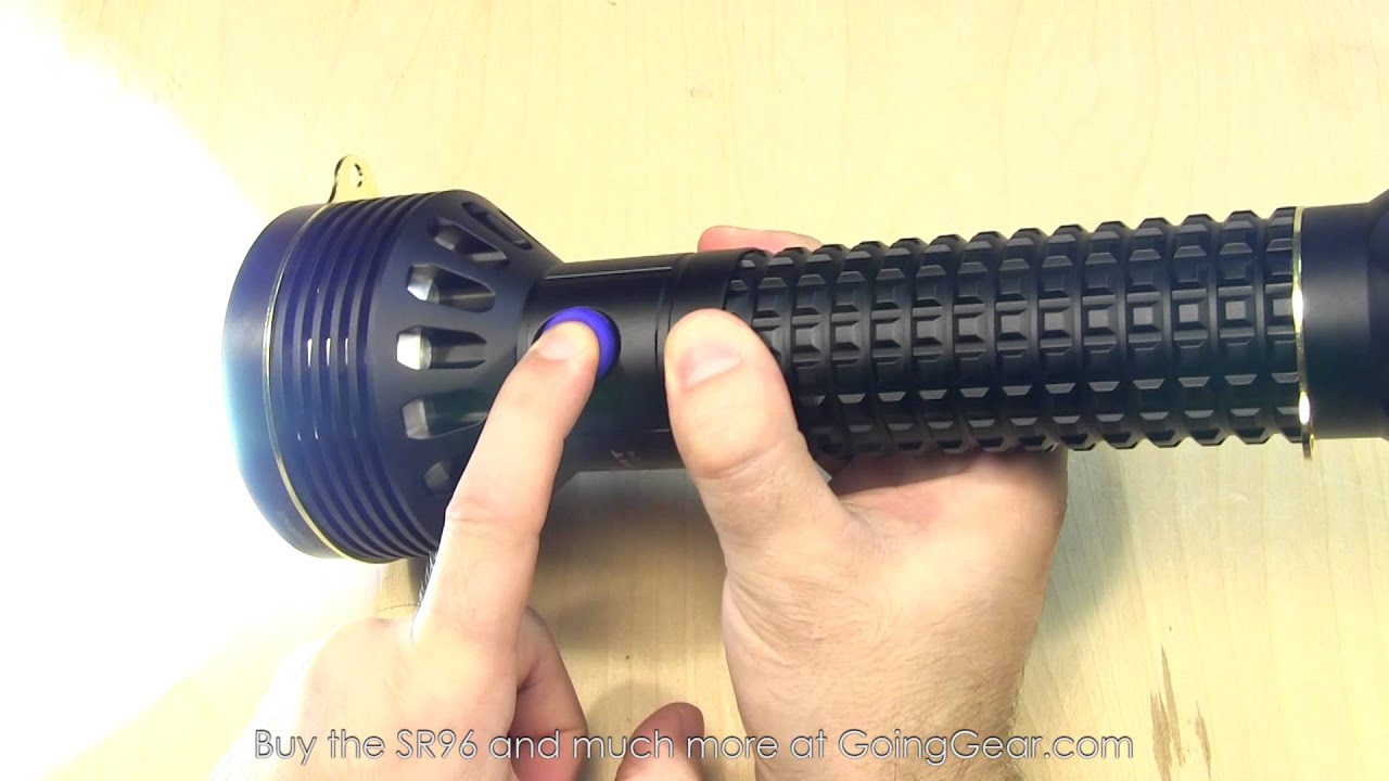 Olight SR96 Intimidator 4800 Lumen Flashlight Extended Review