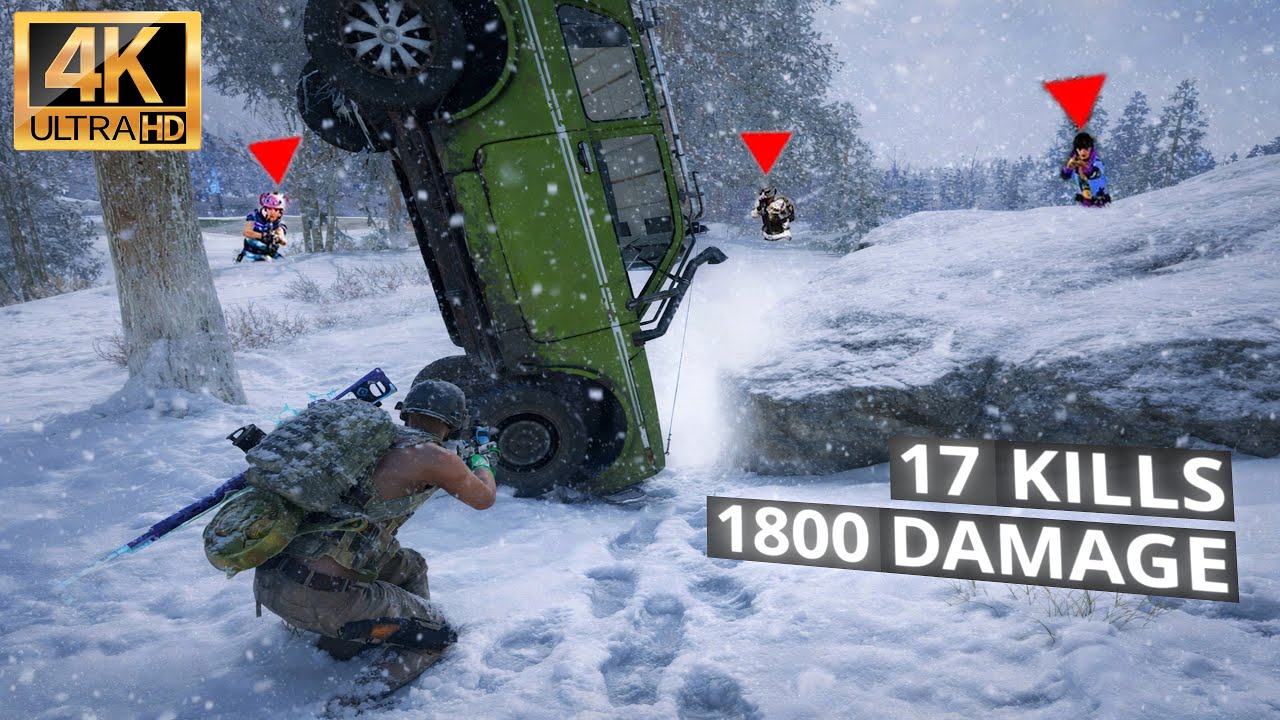 PUBG PC 4k: INSANE Victory Gameplay on Vikendi (No Commentary)