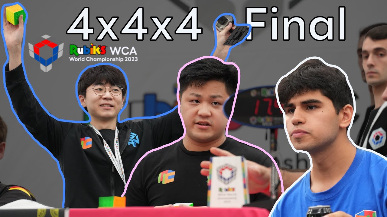 Rubik's WCA World Championship 2023: 4x4x4 Final