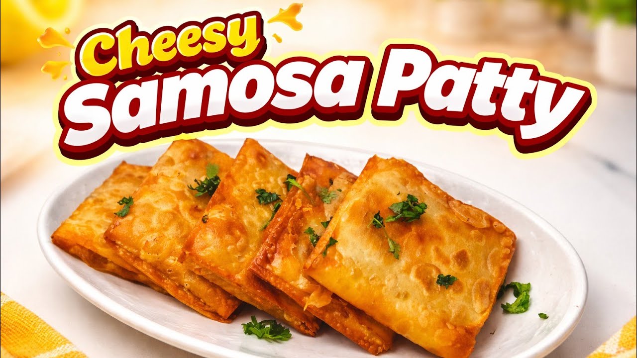 Cheesy Samosa patty recipe|Samosa patty recipe| samosa recipe#myuniquekitchen&Vlog#Samosapatty#food 