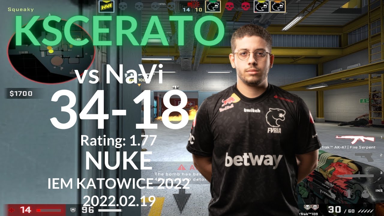 FURIA KSCERATO (34-18) VS NaVi (NUKE) @ IEM Katowice  2022.02.19 | LIM-CSGO POV