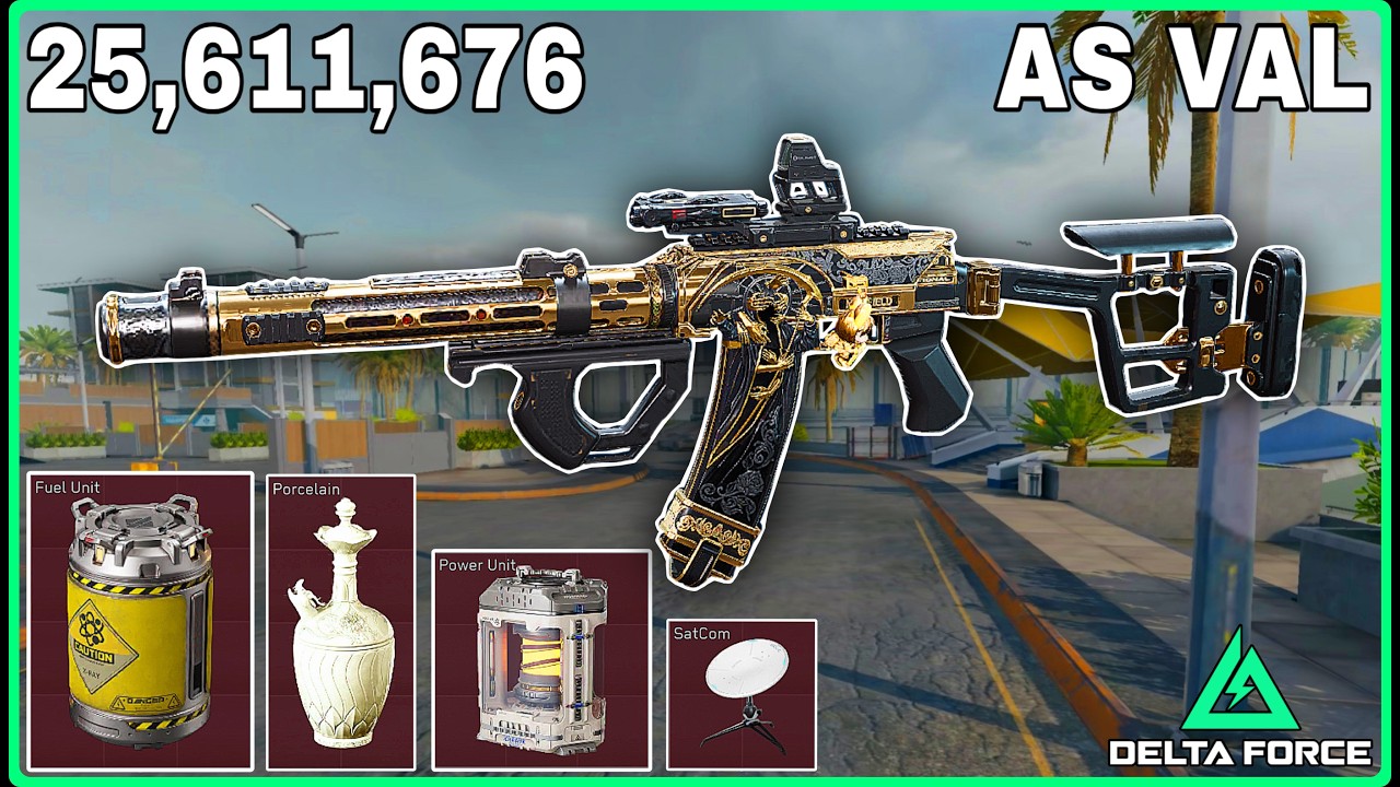 Playing with Meta AS VAL Build | 25 million Profit | Delta Force Mobile