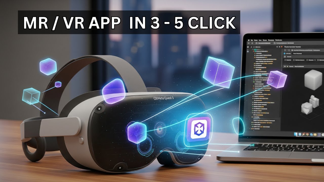 Create a Mixed Reality App in Just 3-5 Clicks! | Unity + Meta Quest Developer Hub
