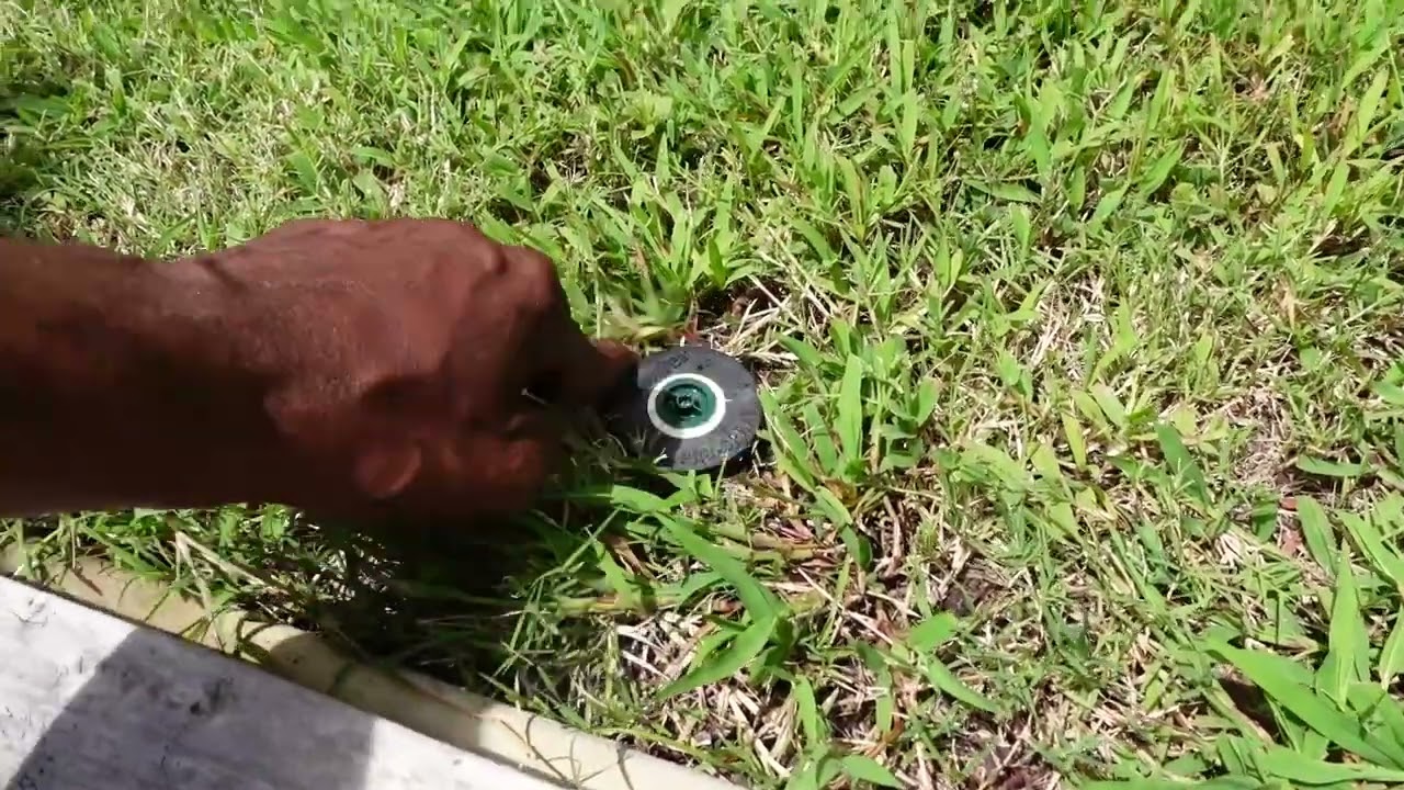 Repairing a Broken Sprinkler Head