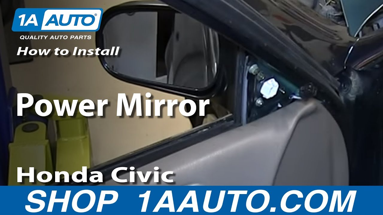 How To Replace Power Side Mirror 96-00 Honda Civic