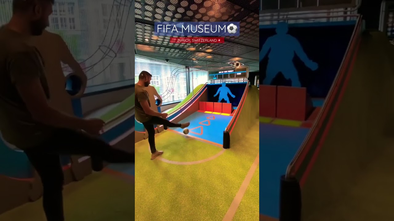 FIFA MUSEUM⚽️ #fifa #museum #zurich #switzerland #football #fun #shorts #travel #short #shortvideo