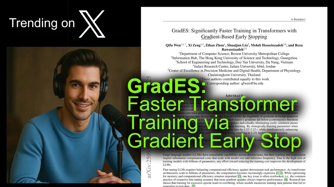 GradES: Faster Transformer Training via Gradient Early Stop