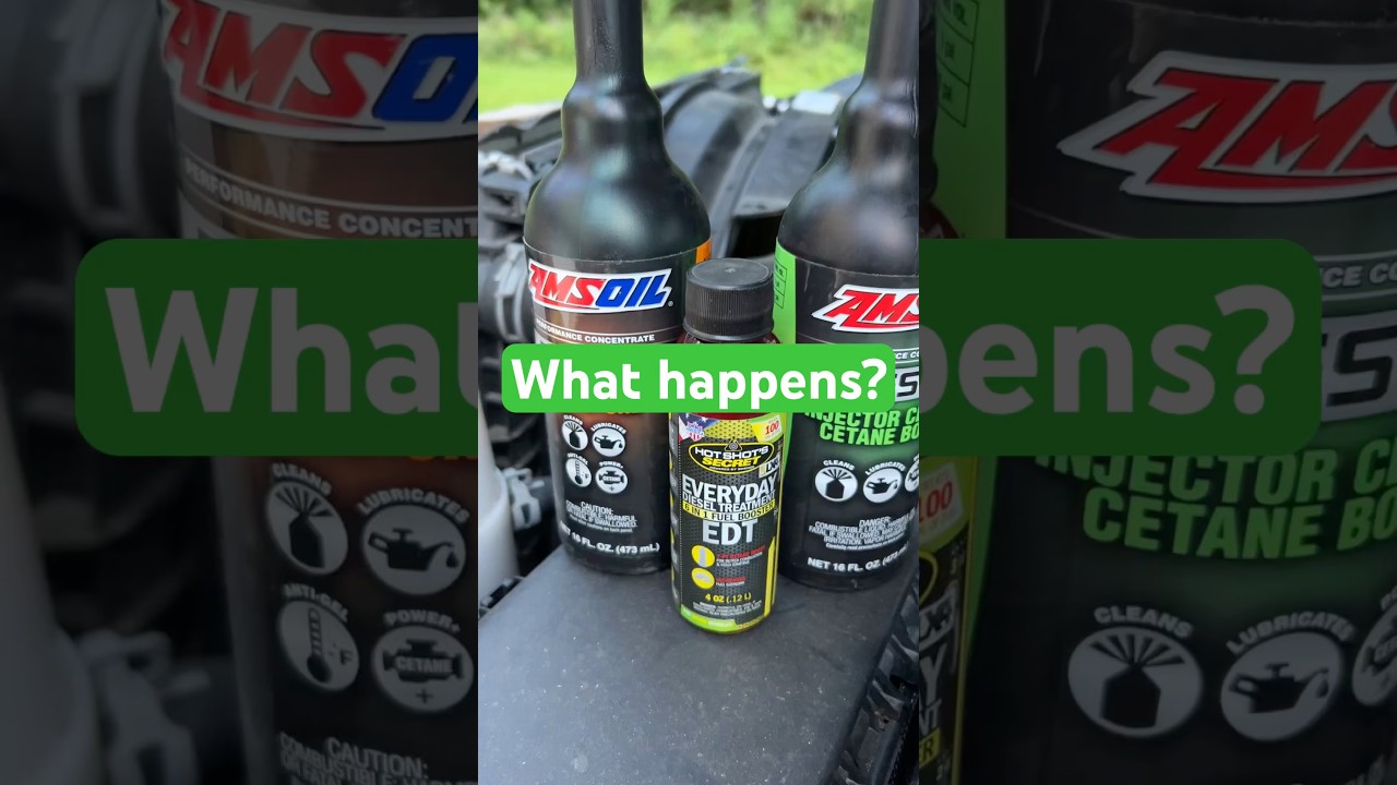 Diesel fuel additives impact on regen DPF, amsoil all in one, hot shot edt.