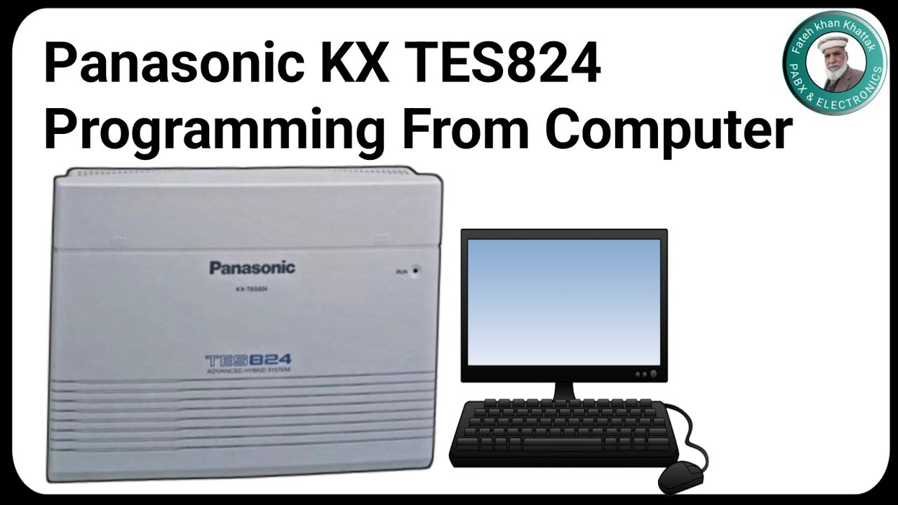 Panasonic TES824 Programming | from PC | laptop