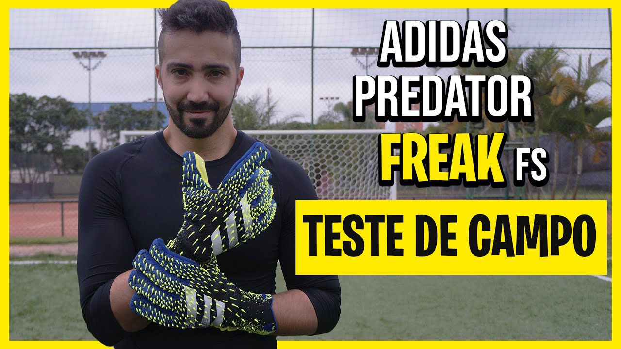 Testei a Luva de Goleiro ADIDAS PREDATOR FREAK PRO FS