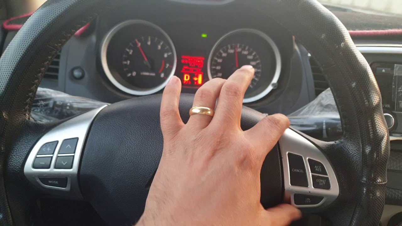 Mitsubishi lancer 2017 speed crose مثبت سرعة لانسر شارك