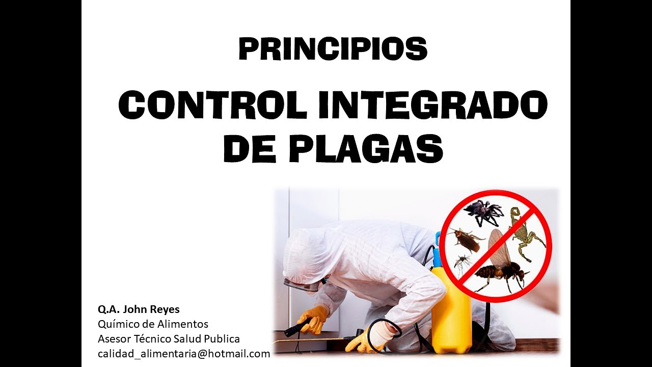 1.  PRINCIPIOS DEL MANEJO INTEGRADO DE PLAGAS