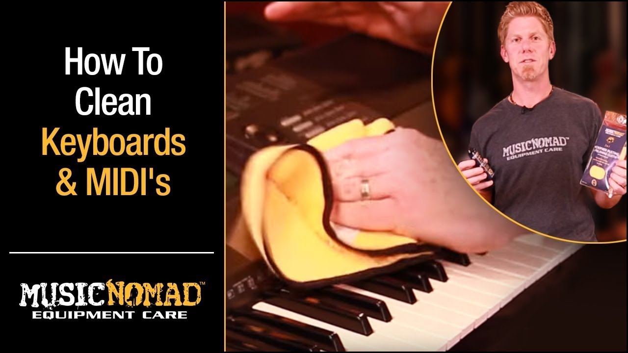 How to Clean Keyboards, MIDI Keyboard Controllers, Keys, Digital Pianos & Matte Finishes