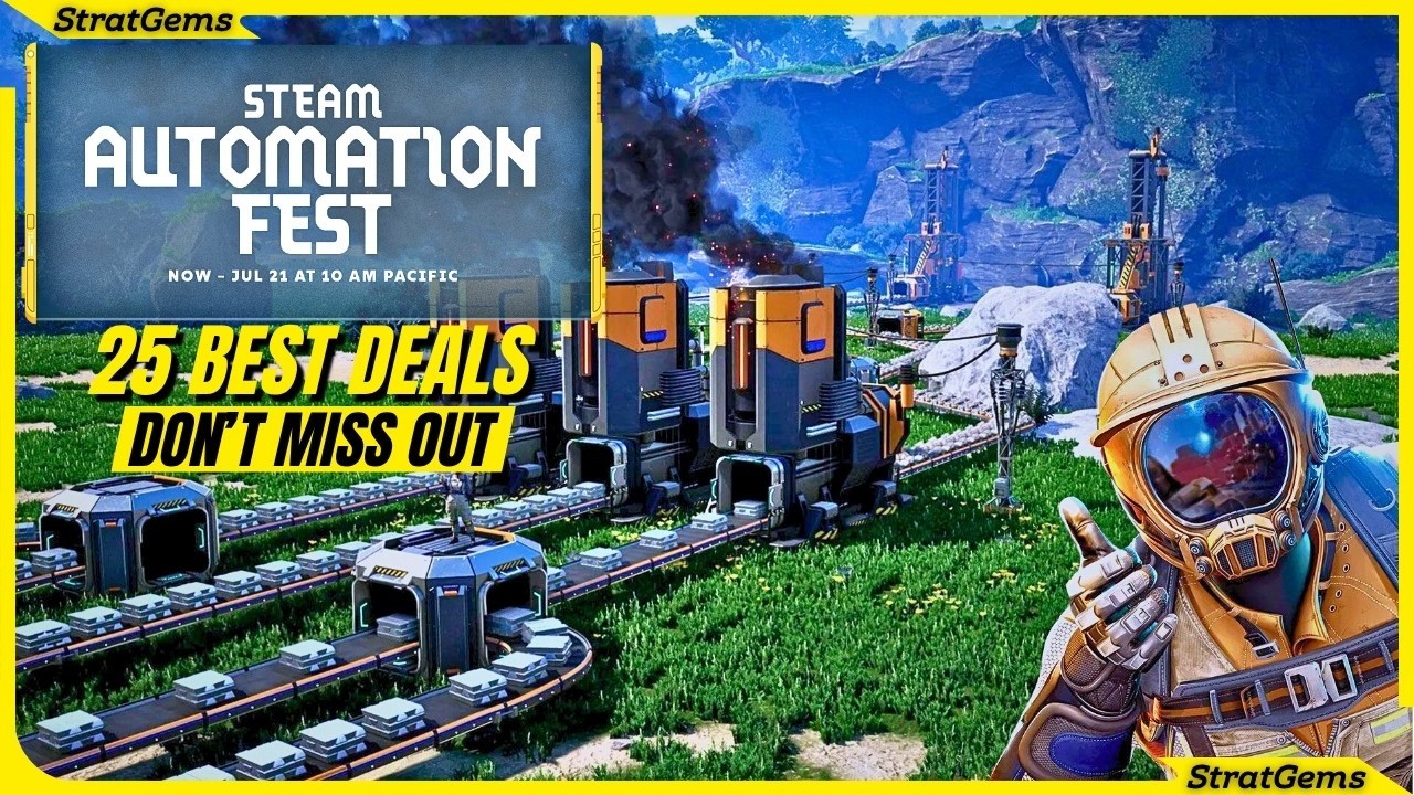 Top 25 Best Factory & Automation Games [Steam Automation Fest]